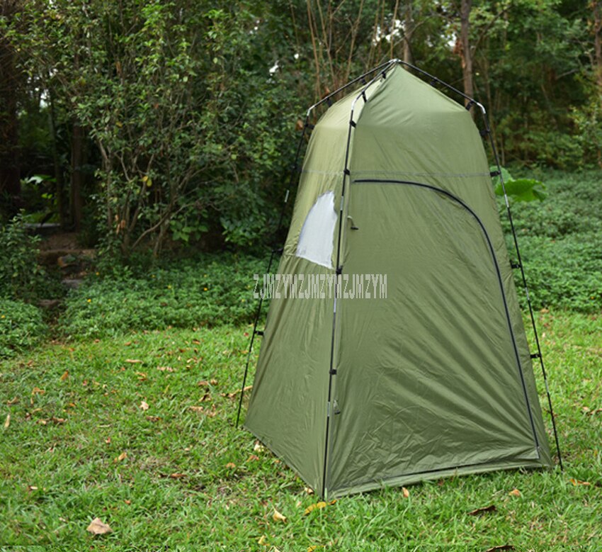 Cheap Goat Tents 120*195cm Portable Privacy Toilet Bath Shower Tent 210T Polyester Outdoor Camping Dressing Room Photography Tent Manual Install Tents 